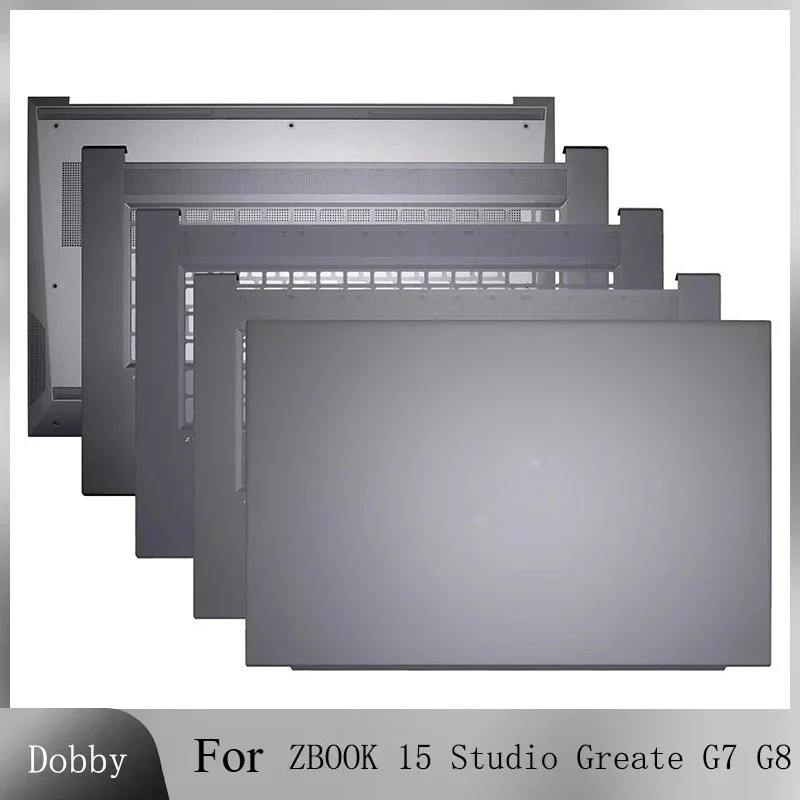 Nowa Obudowa Tylna Matrycy LCD, Ramka Przednia, Palmrest, Obudowa Dolna do Laptopa ZBOOK 15 Studio Greate G7 G8 M15647-001 M14608-001 Szara