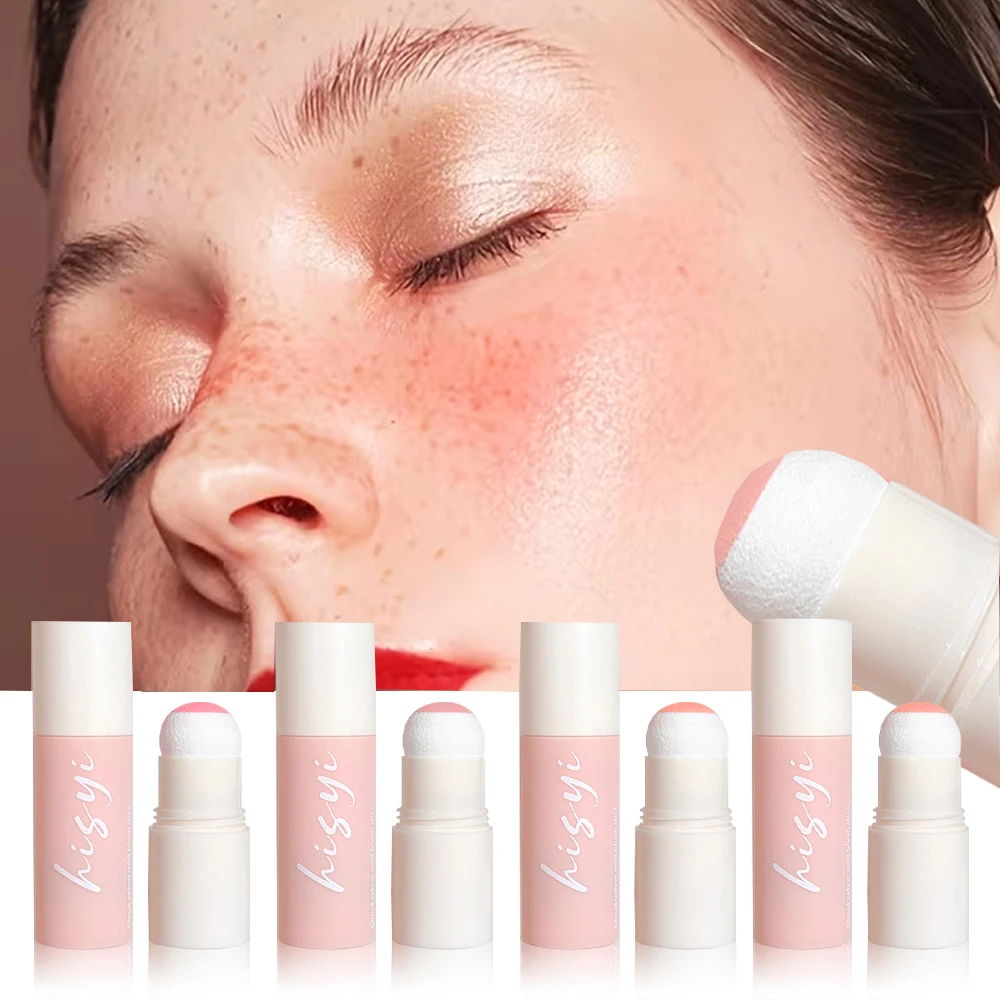 عصا أحمر خدود غير لامعة مقاومة للماء مع تأثير رذاذ ناعم - لمسة نهائية طبيعية تدوم طويلاً، نغمات وردية وحمراء للاستخدام اليومي والمناسبات الخاصة #1