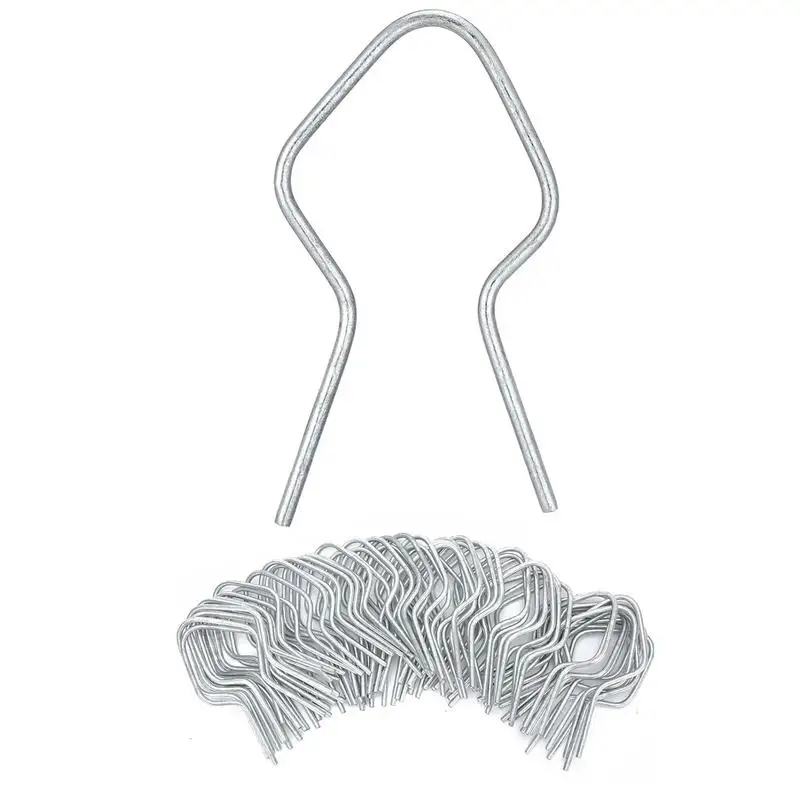 Wire Fence Clips Heavy Duty Exhaust Wrap Zip Ties Multifunctional Fence Fixer Reusable Garden Gadgets For Vehicles Farms Pipes