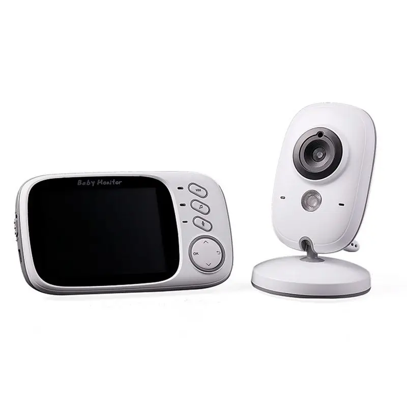 [b17b-】-32-inch-color-lcd-wireless-video-baby-monitor-bebek-lullabies-surveillance-vb603-eu-plug