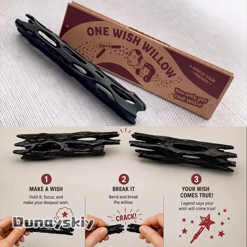 13CM Willow Wishing Willow Magic Stick Decoration Figurines Cospaly Prop Gift 10PCS 3D Printed Black Willow Stick Ornament Prop