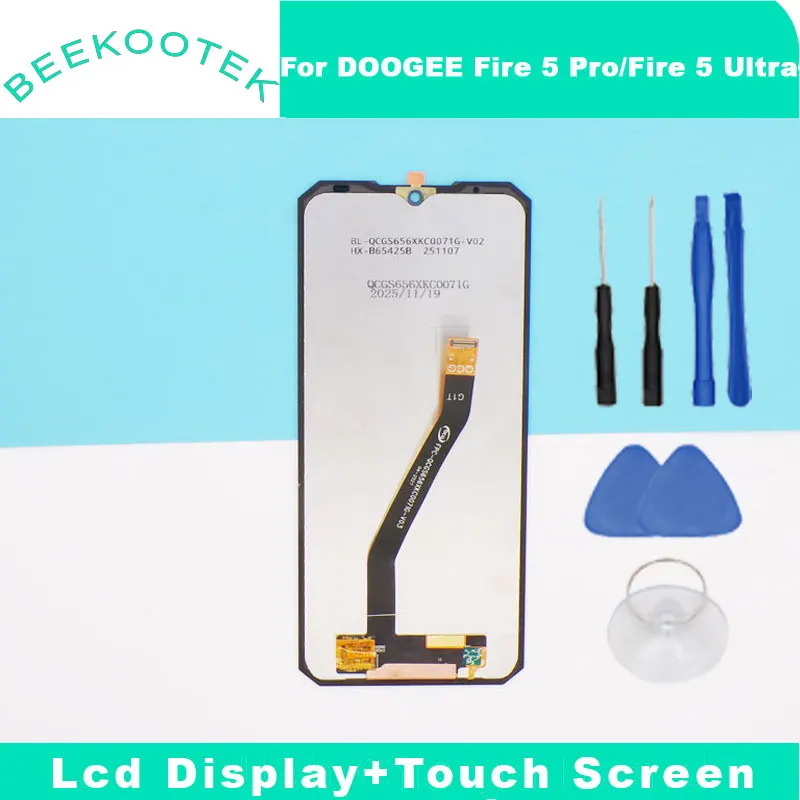New Original DOOGEE Fire 5 Fire 5 Pro Fire 5 Ultra LCD Display Touch Screen Display For DOOGEE Fire 5 Pro Smart Phone