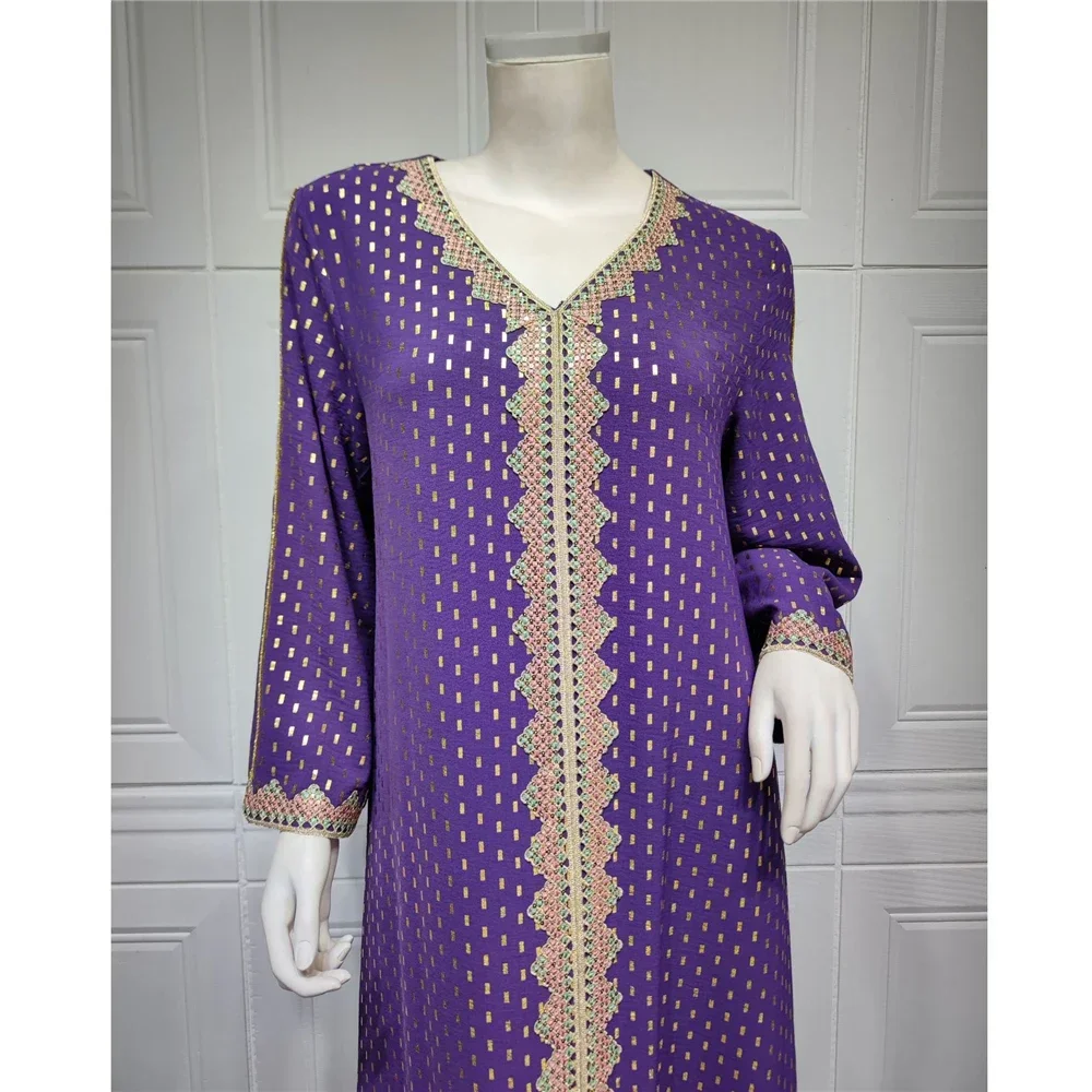 

Мусульманская Абая для женщин Ид Джалабия Дубай Турция Кафтан Арабский халат Исламская одежда Вечернее платье Рамадан Абая Кафтан Марокко Джеллаба