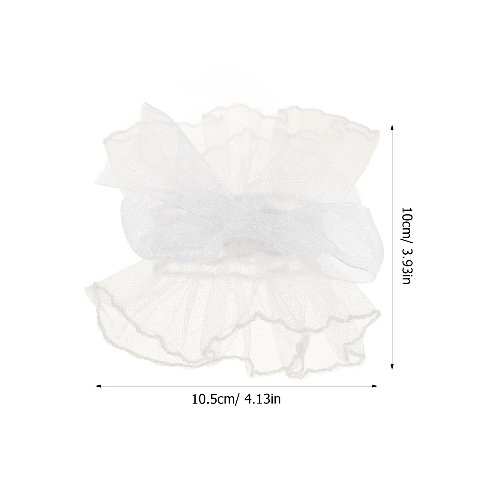 1 زوج لوليتا الدانتيل الأصفاد القوس كشكش الدانتيل المعصم الكفة كاذبة الأكمام قفازات حفل زفاف الشاي تأثيري ملحق النساء #3