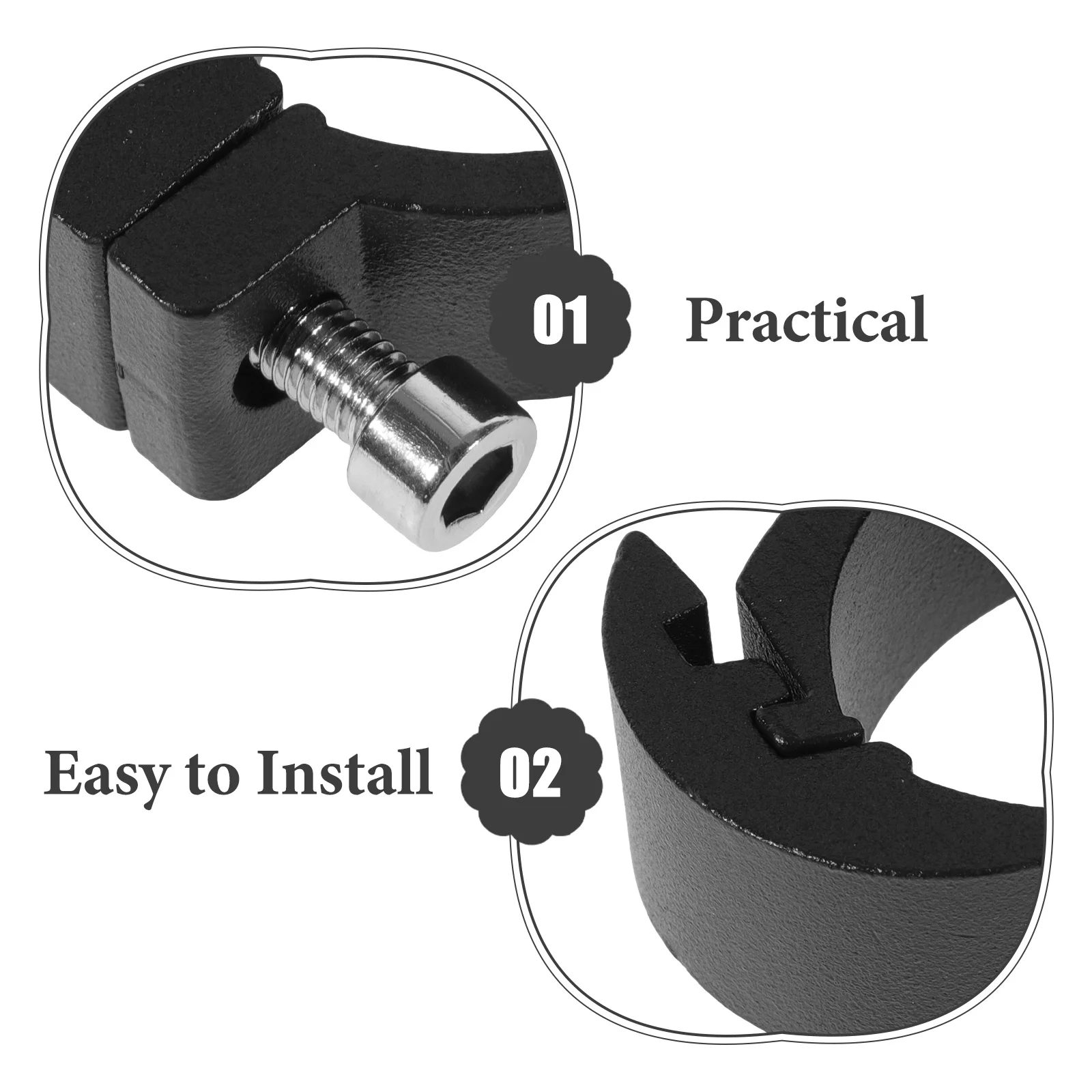 

Sturdy Motorcycle Mount Bracket Clamp Holder Front Fork Lamp Metal Motorbike Headlamp Rack Durable Headlight Bracket For