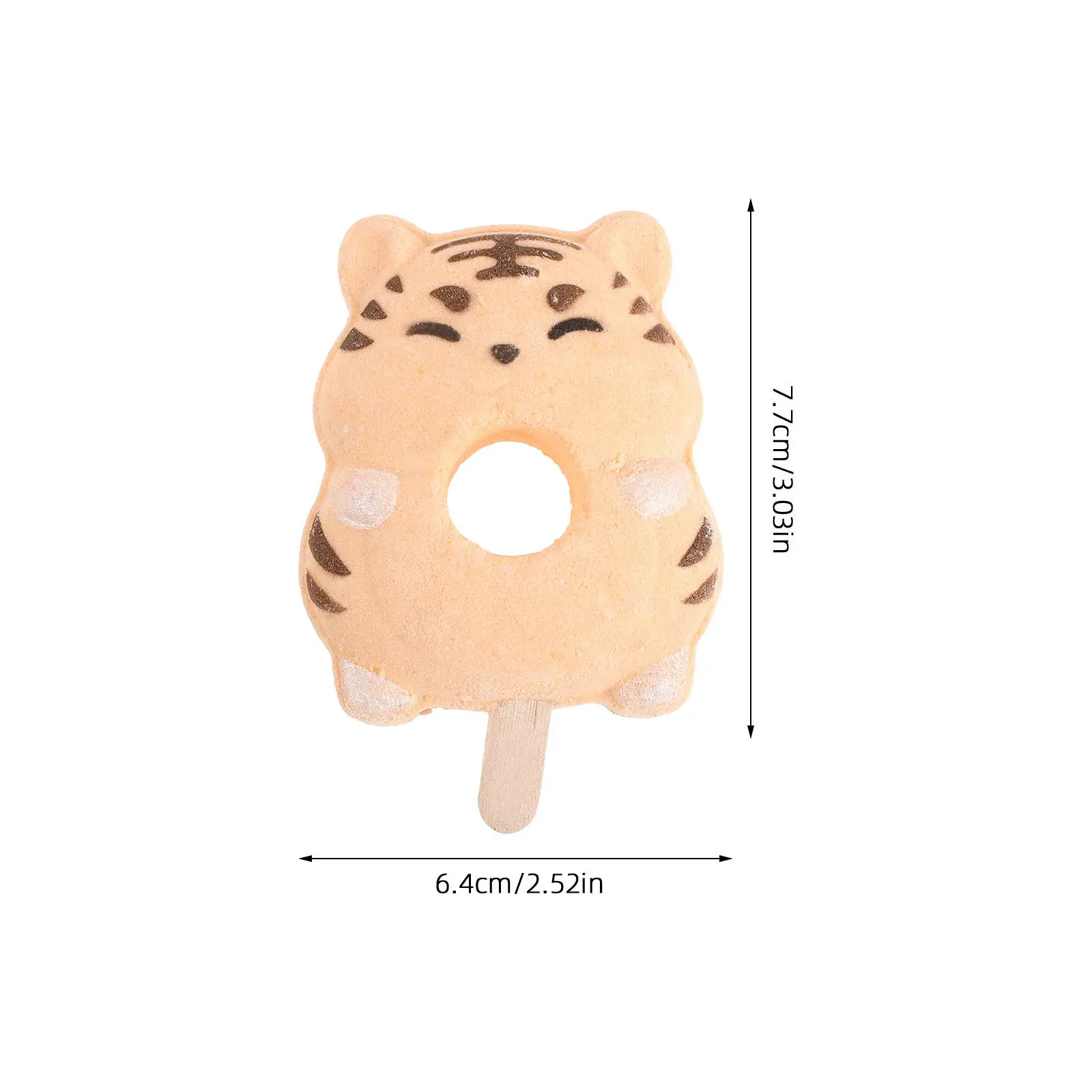 Handmade Tiger Bath Bubble Bathbomb 2-in-1 Bubble Wand Women Mom Girlfriend Birthday Party Favor Mothers Day Relaxing Spa