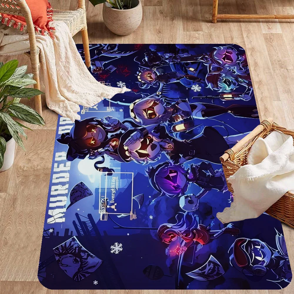 M-Murder Drones Room Mats Retro Multiple Choice غرفة المعيشة المطبخ البساط عدم الانزلاق ترحيب البساط