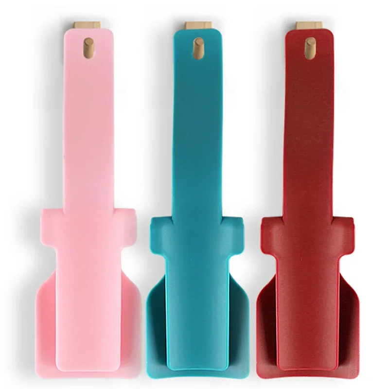 1 par de zapatos perezosos de plástico Unisex, calzador portátil, calcetín, deslizador de zapatos, mango de viaje, ayudante de elevación