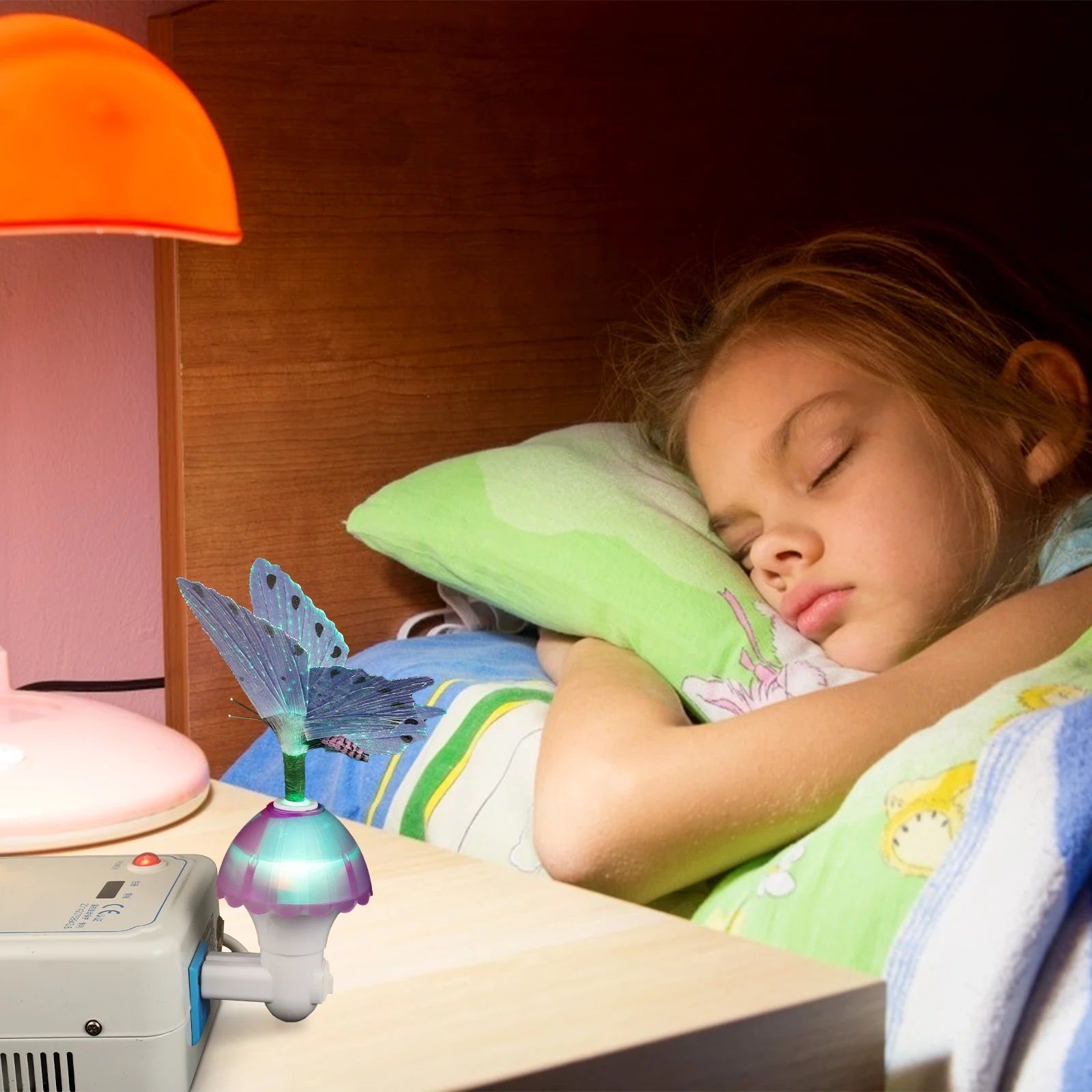 

Butterfly Light Night Led Gaming Lighting Setup Room Rgb Lamp Decoration Girls Plug Accessories