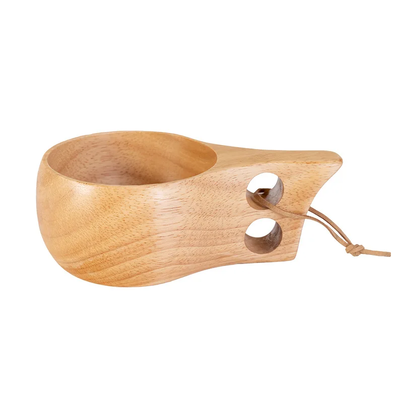 New200ml كوب خشبي خارجي للتخييم القدح أكواب حليب القهوة أكواب أكاسيا-خشب درينكوير Bushcraft قطعة أثرية للمطبخ والحرف الخشبية المنزلية
