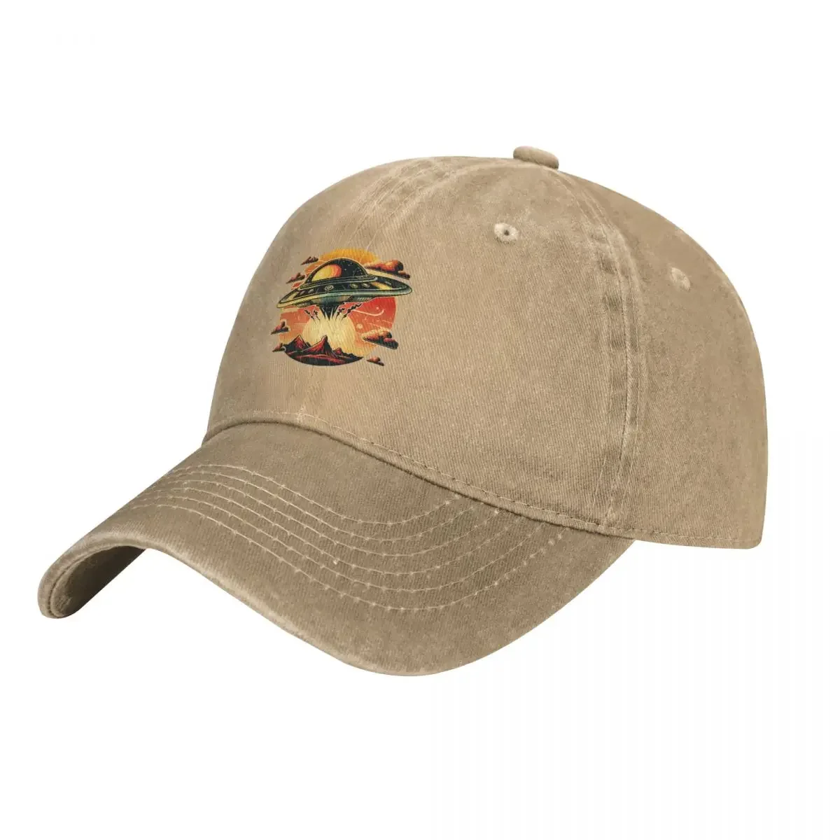 

UFO Classic, Retro UFO Cowboy Hat Icon Luxury Brand hard hat cute Hat For Man Women'S