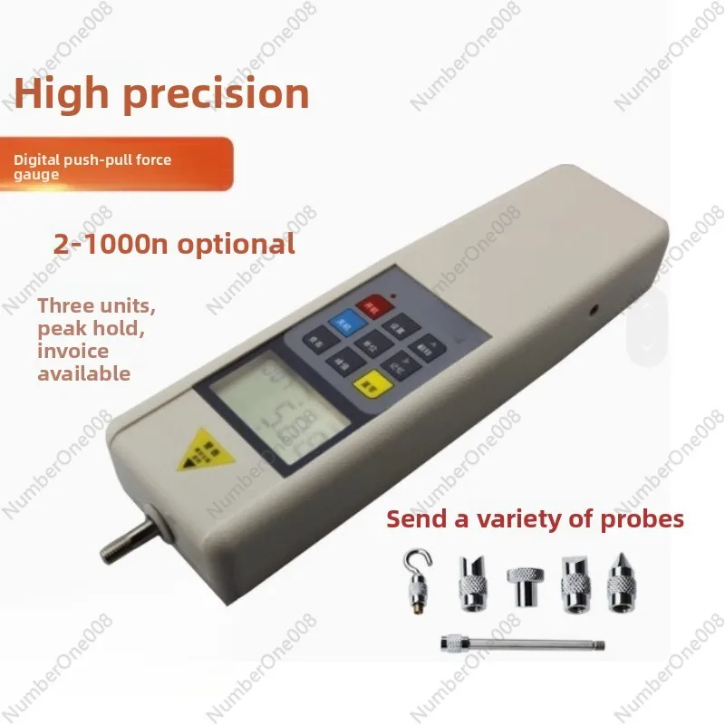 مقياس القوة الإلكترونية الرقمية/مؤشر دينامومتر 500N كيلوغرام أداة ضغط سحب نيوتن #5