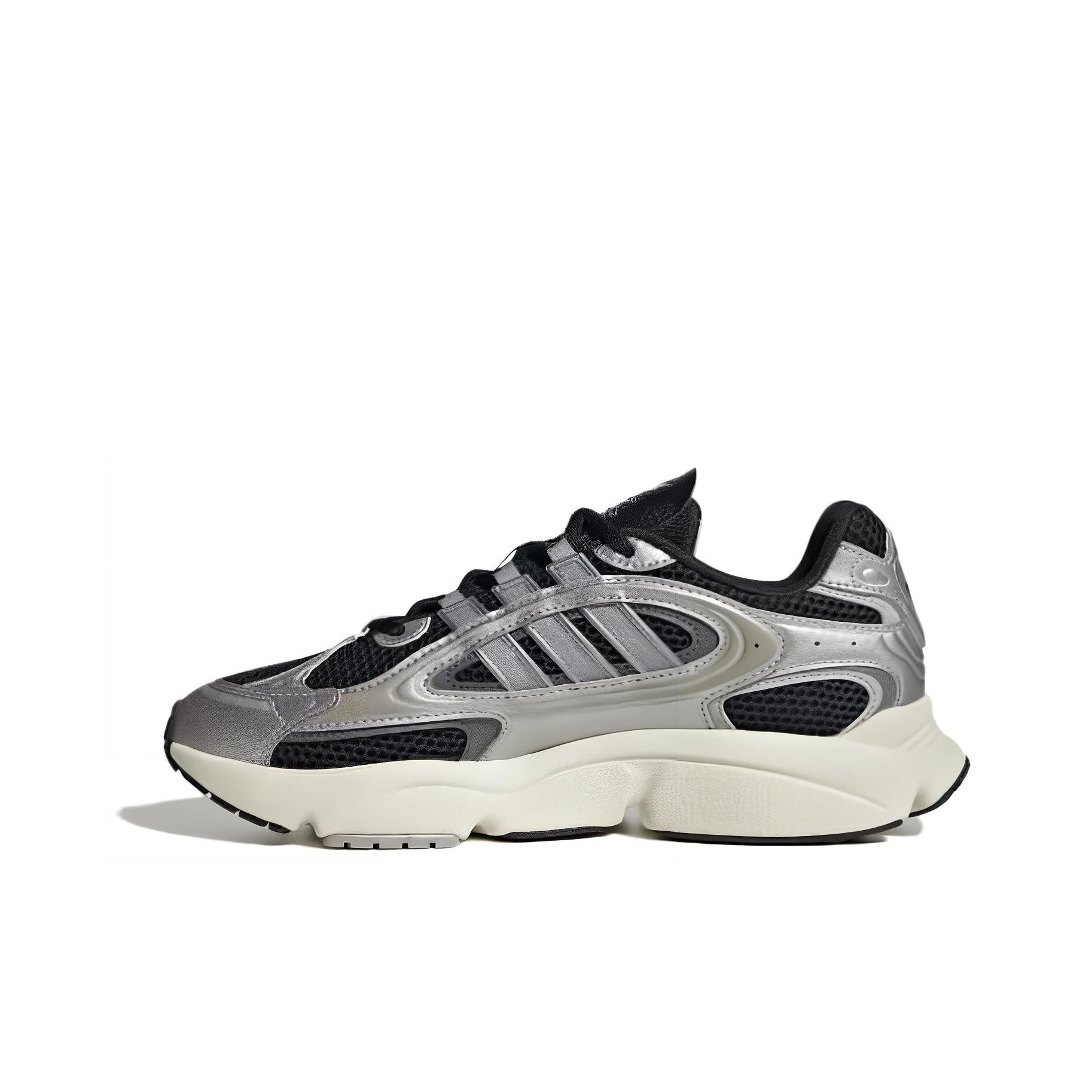 Adidas Originals Ozmillen Running Shoes Unisex Low Top Silver IF4012