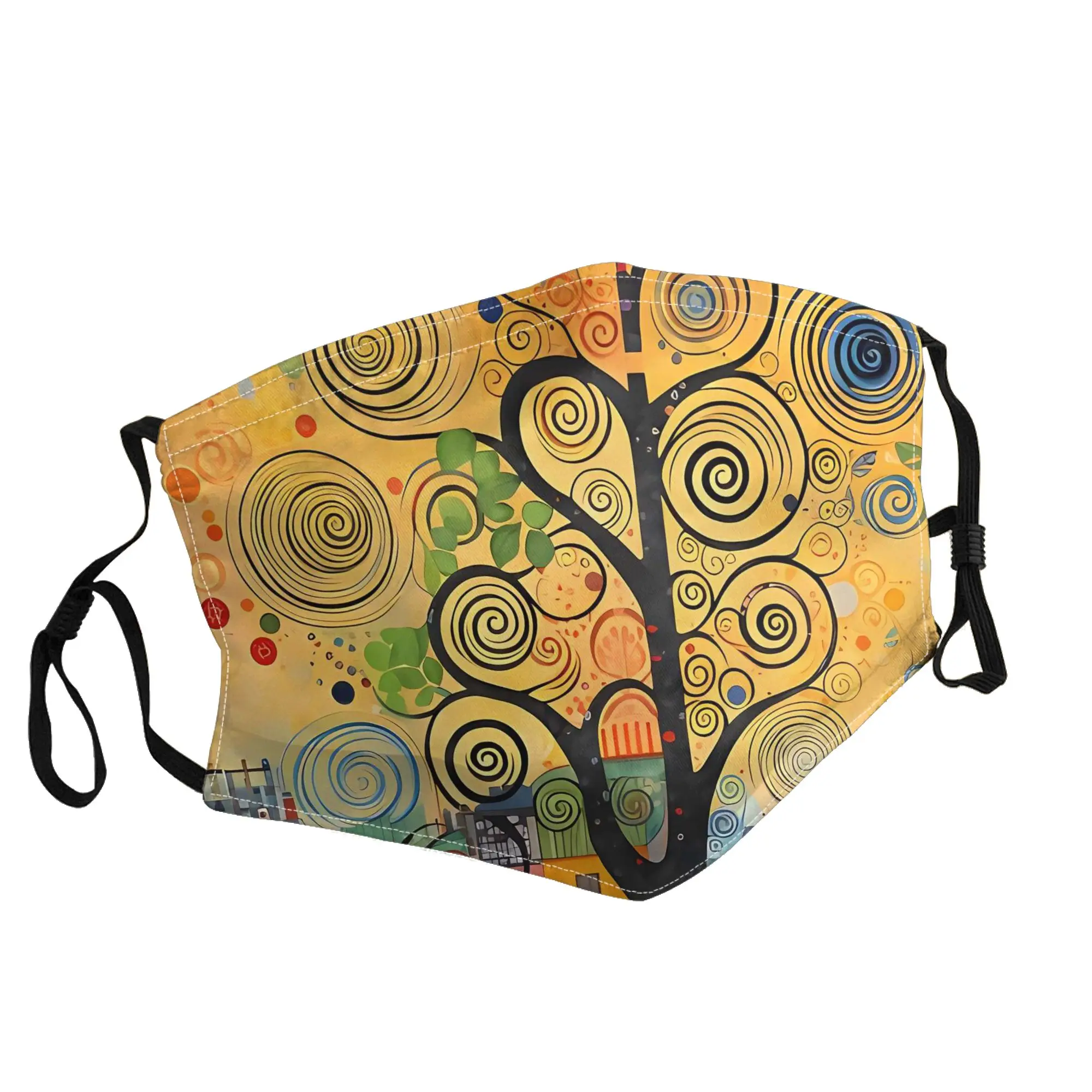 

Маска с рисунком Густава Климта, унисекс, для улицы, модная, с принтом