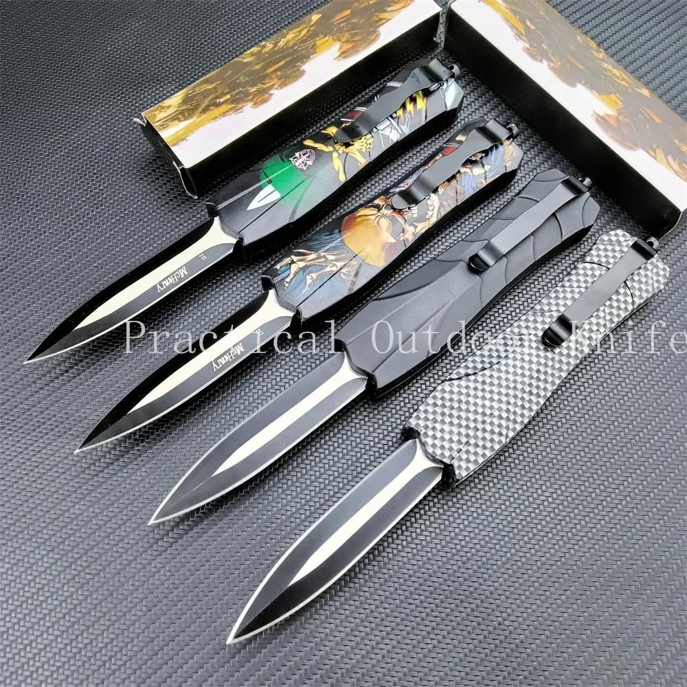 Multifunctional BM Opening Outdoor D2 Blade Hunting Knife Tactical EDC Knives ABS Handle Survival Pocket Tool with Clip