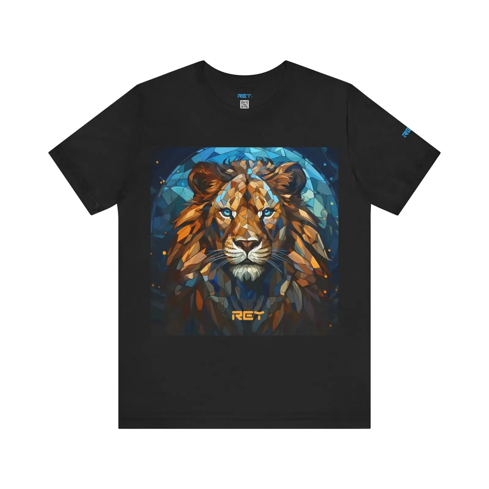 Lion T Shirt Rey by MightySouls Leon 7 Reflect Positivity through energizing Wear vintage Washed Slightly Breathable Versatile