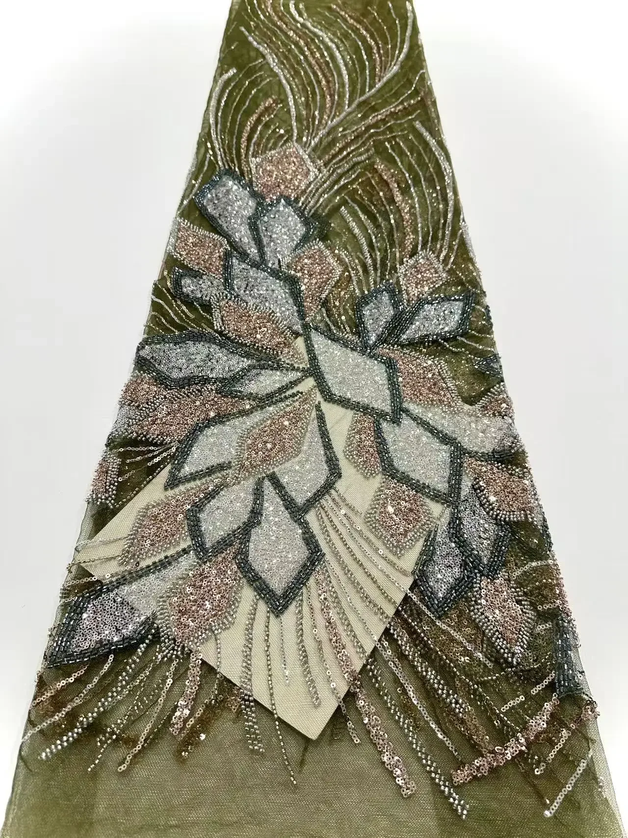 프랑스 쉬폰 원단, 고품질 아프리카 절묘한 손으로 만들어진 스팽글 레이스 원단, 나이지리아 페르시 레이스 웨딩 파티 드레스