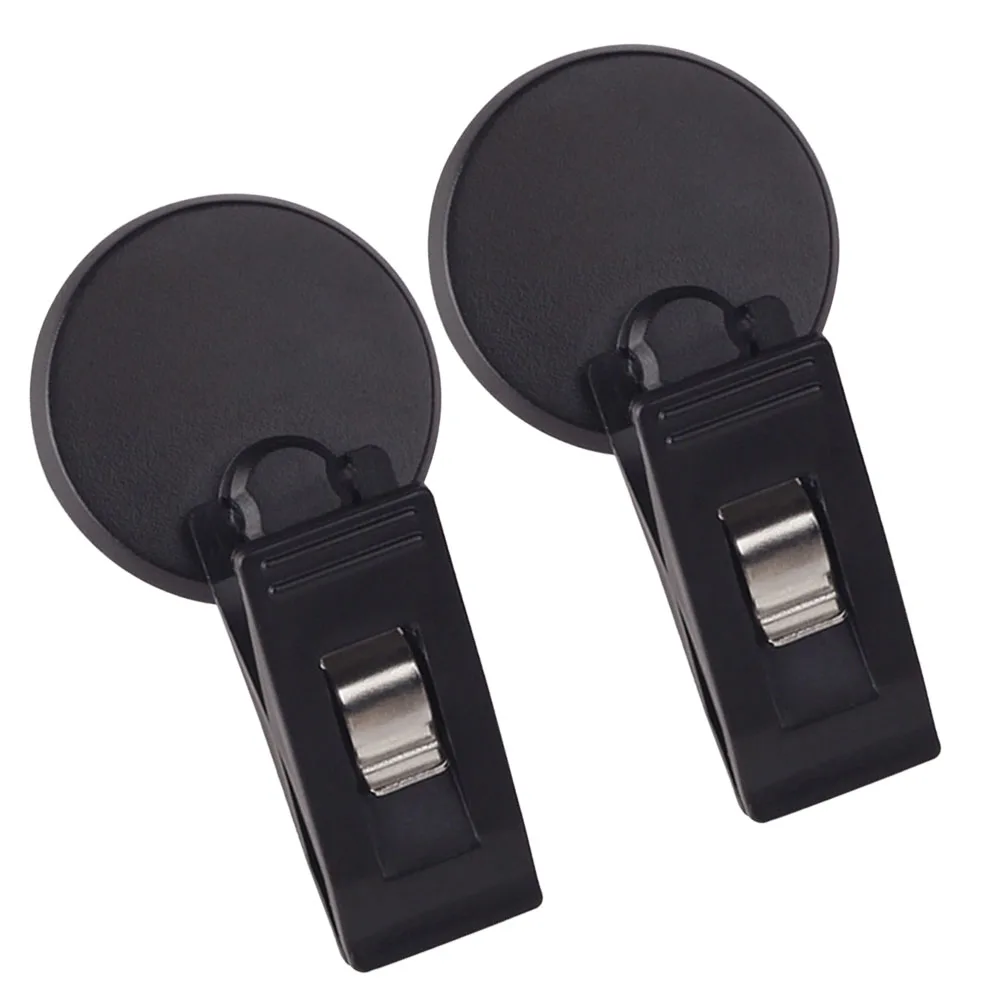 2pcs Car Ticket Holder Parking Permit Card Windshield Adhesive Mount Clips for Receipts Cards Keys
