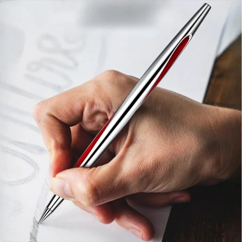 New GNASEET Eternal Special Alloy Nib Neutral Pen Inkless Metal Pen Creative Rotary Decompression Ballpoint Pen Writing Supplies