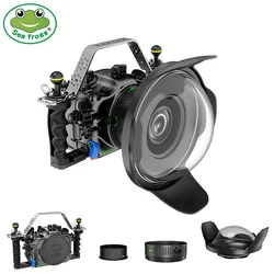 Seafrogs Aluminum Alloy Waterproof Camera Case For Sony S III Professional Scuba Diving 100m/328FT Camera Protective Cover