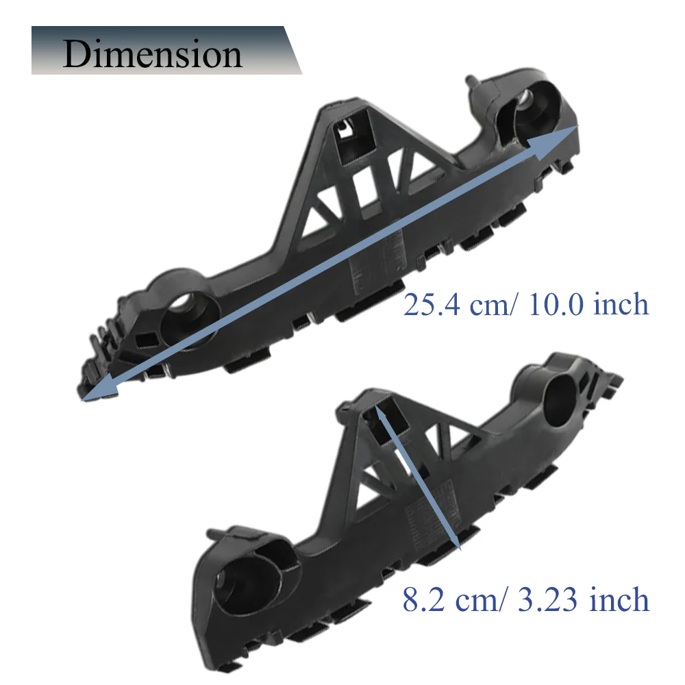 1 Pair Left Right Front Bumper Bracket Support Guide Grille For Mazda 3 & 3 Sport 2010 2011 2012 2013 BBM4-50-0U1G BBM4-50-0T1H