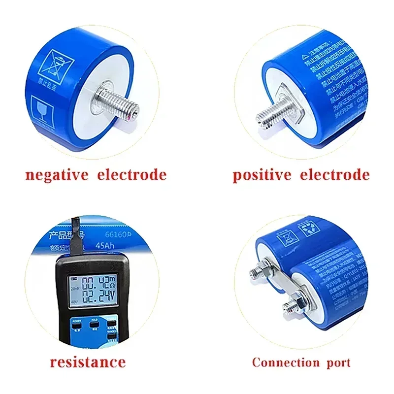 100%純正 Yinlong 66160 2.3V 40A-45Ah LTOリチウムチタン酸バッテリー 10C放電 DIY 12V 24V カーオーディオ ソーラーシステム 免税