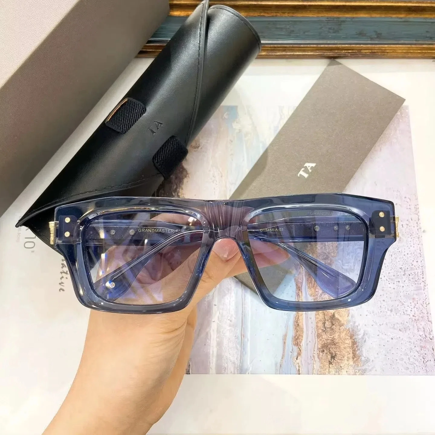 

New Arrival For LUXURYDIT DT GRANDMASTER-EIGHT DTS458-A Men Eyewear Fashion Luxury Design Driving Anti-Glare Women Sunglasses