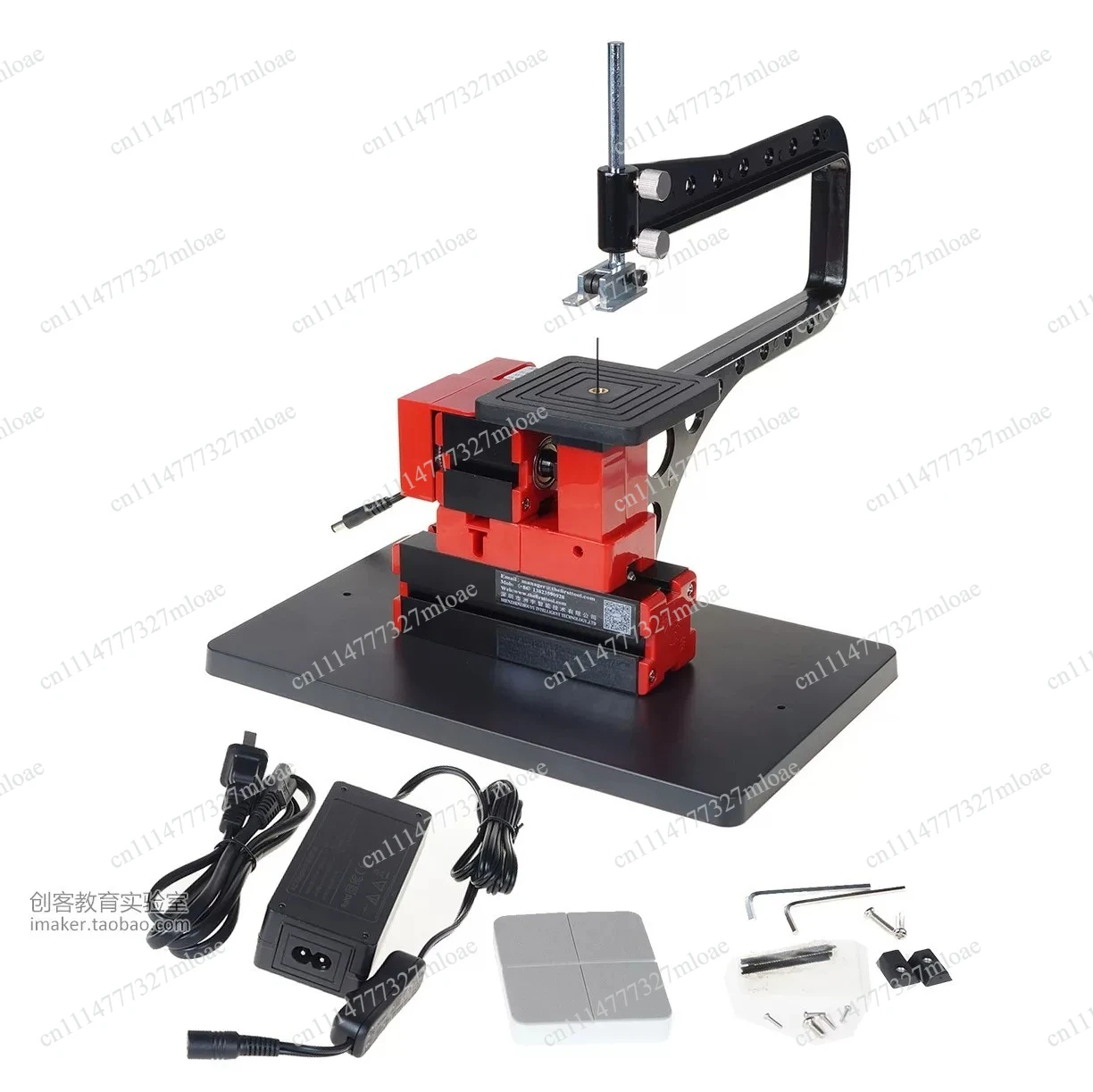 Tool Z20001G 24W Mini Bow-Arm Jigsaw Machine 20000RPM Saw Wood, Plywood, Aluminum, Acrylic for Modelmaking,Education