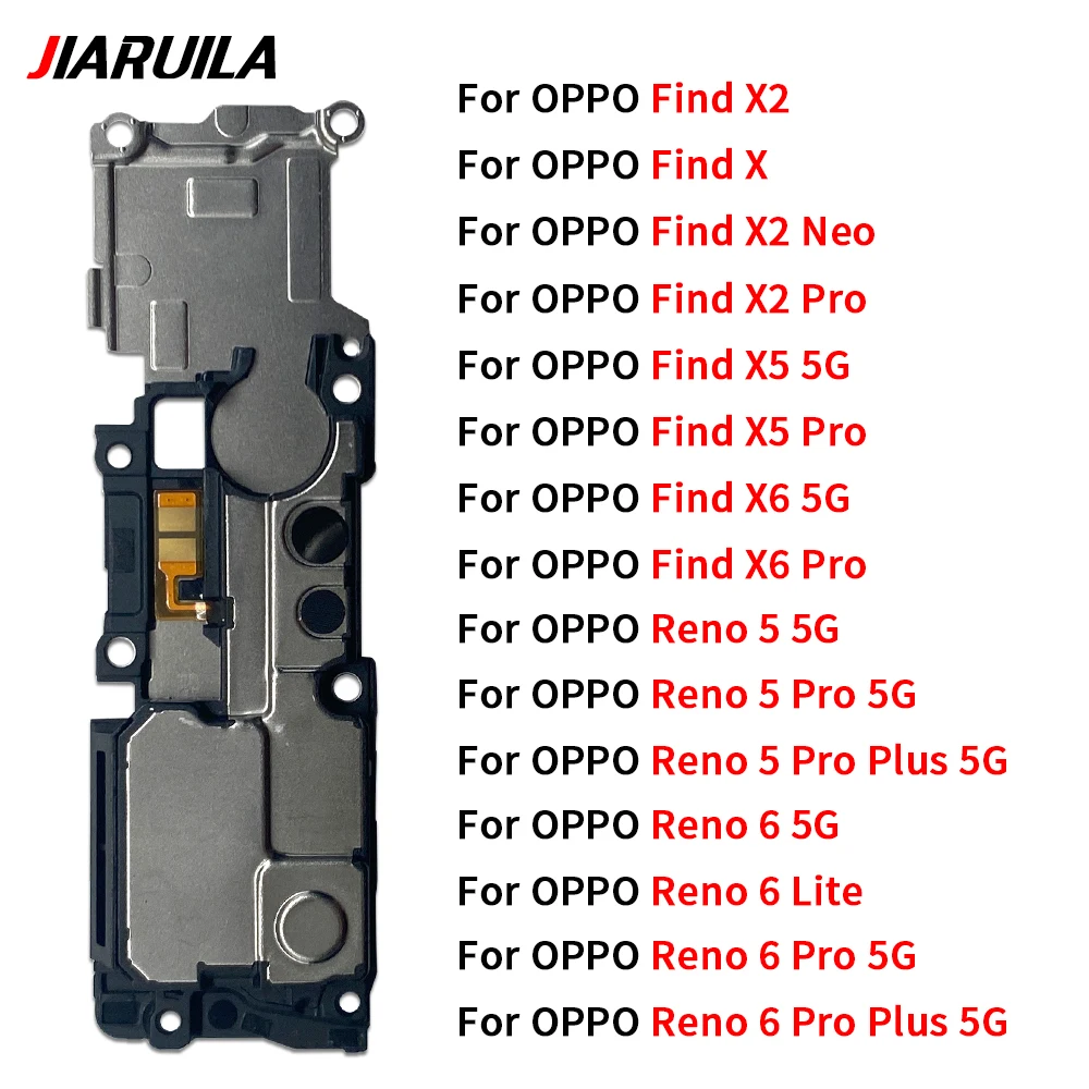 مكبر صوت عالي لهاتف oppo Find X X2 Neo X5 X6 Pro Reno 5 6 Lite Pro Plus هاتف جديد أسفل مكبر الصوت الطنان قارع الأجراس أجزاء الكابلات المرنة #1