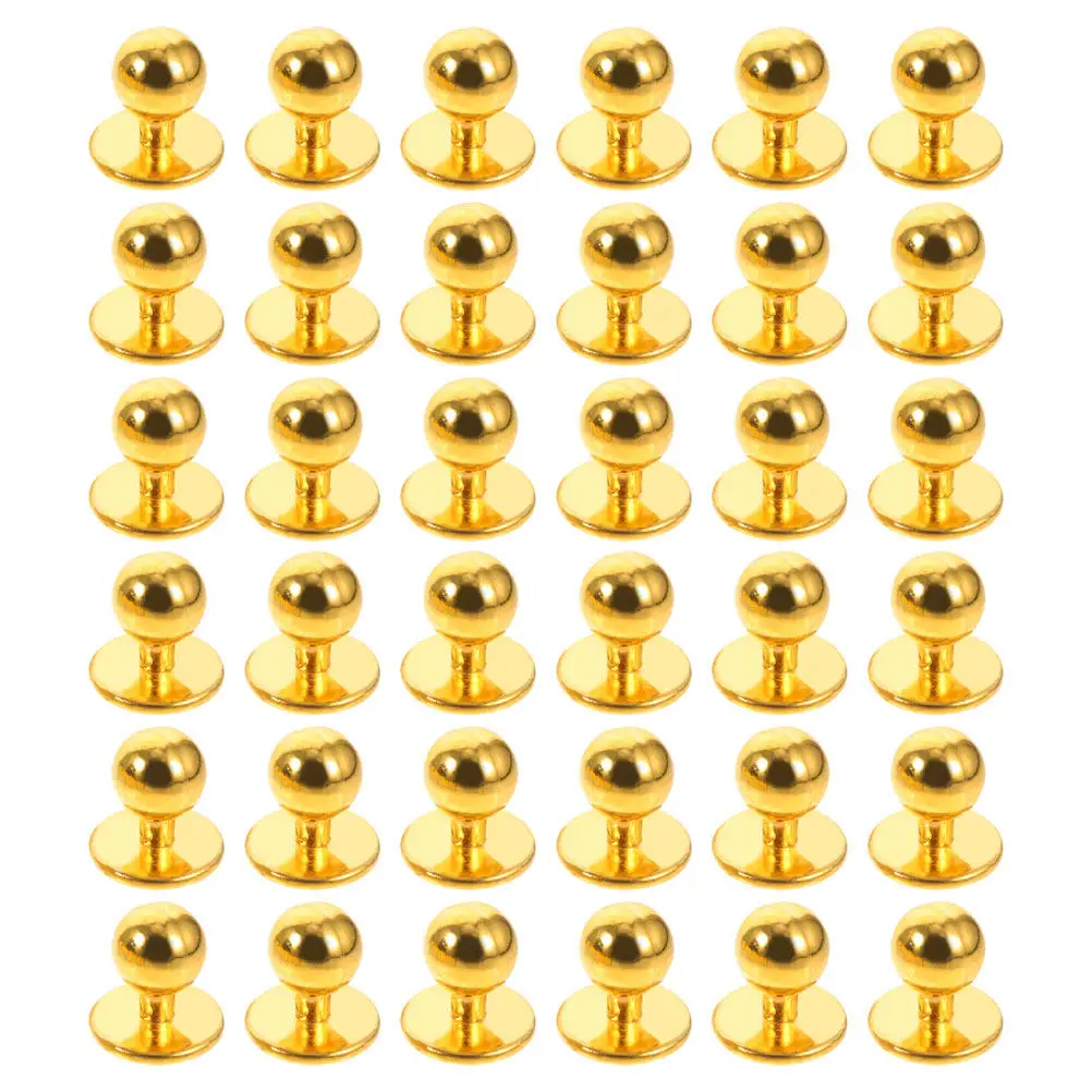 50 stuks plastic knoppen voor chef-kokjas, ronde studs, uniforme vervangingsset, professionele chef-kokpak naaiaccessoires