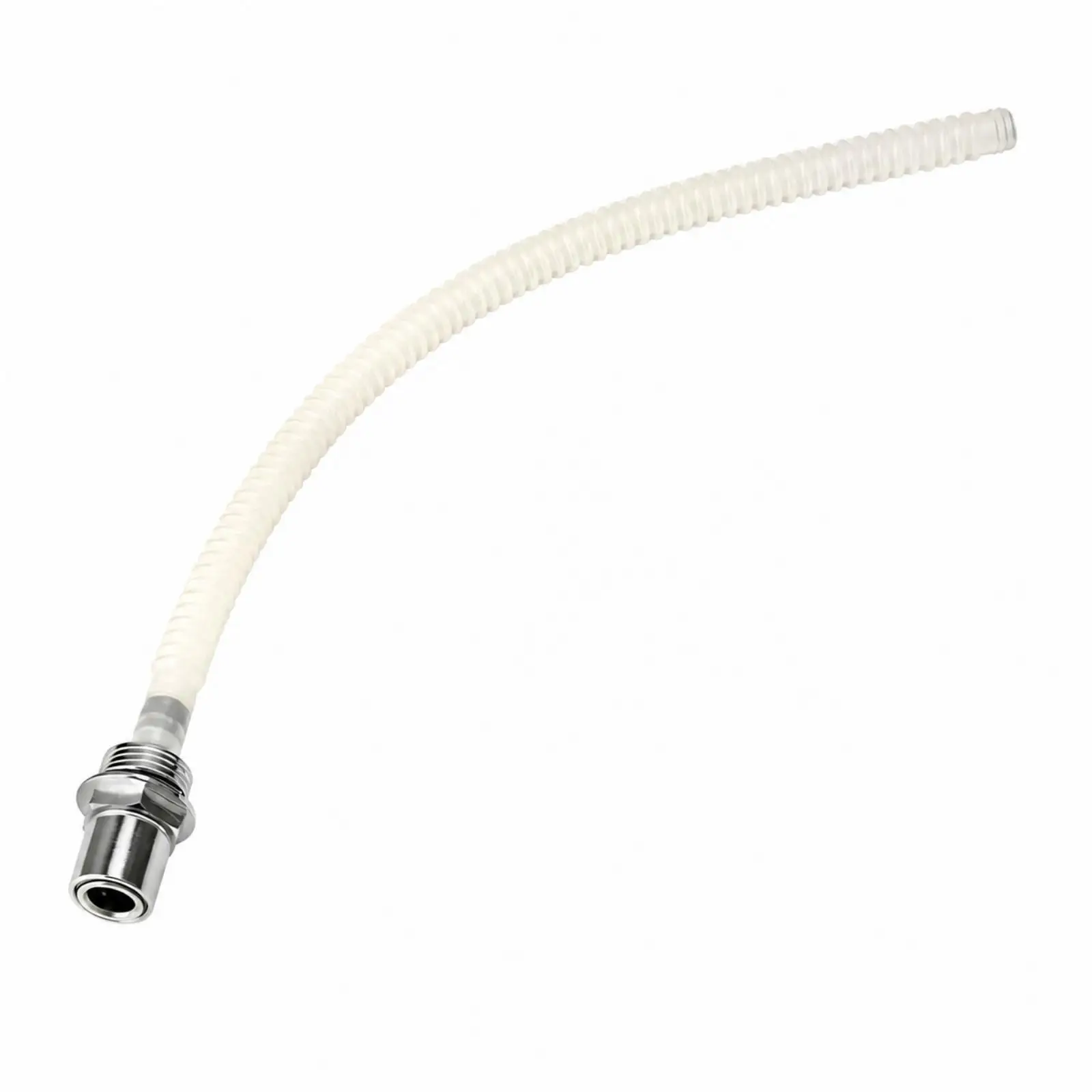 Motorcycle Carburetor Check Valve 62189-01A Ribbed Nitrile Rubber Hose with Metal Cylinder Fitting for Fuel Flow