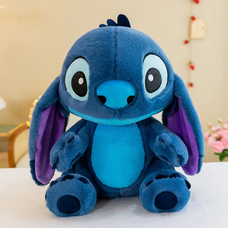 45/55/65cm Lilo & Stitch Disney Plush Toys Sitting Posture Kawaii Pixar Anime Plushie Stich Dolls Soft Stuffed Gift for Children