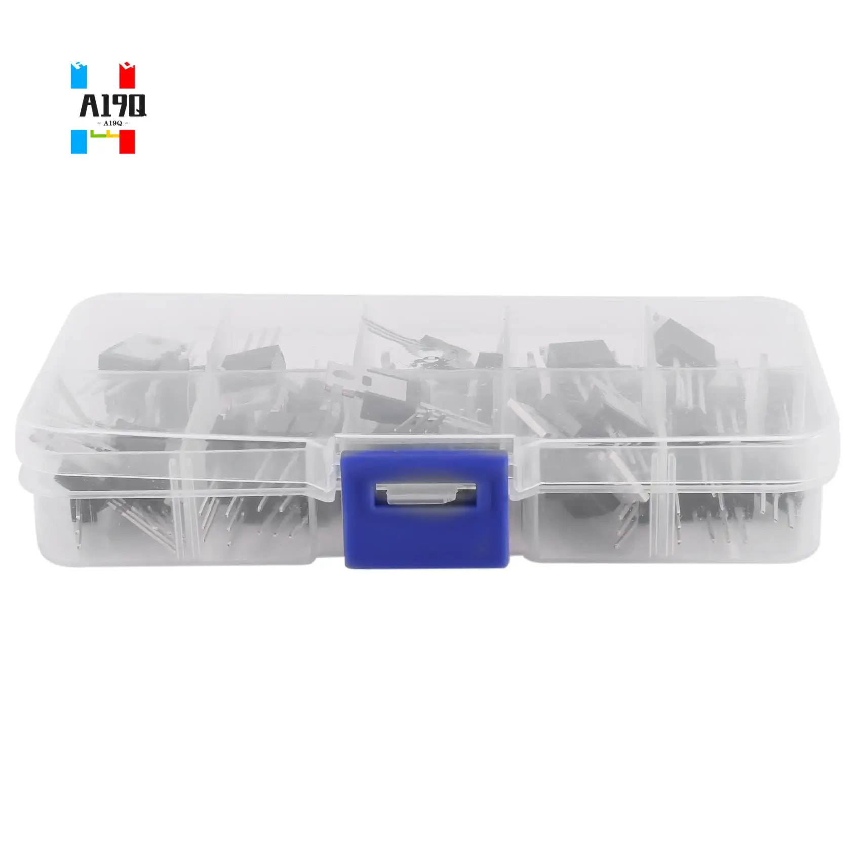 

A19Q-50 шт., 10 типов Mosfet-транзисторов серии IRF, в ассортименте, включая IRFZ44/510/520/530/540/640/740/840/3205/9540