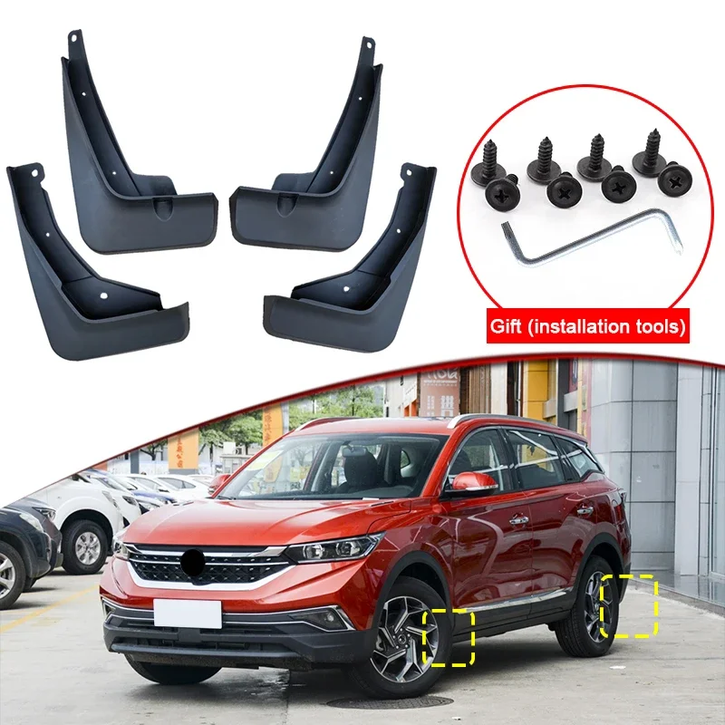 

Стайлинг автомобиля для DONGFENG AEOLUS AX7 2019-2022 ABS автомобильные брызговики брызговики передние и задние крылья аксессуары