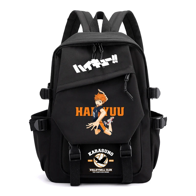 

Haikyuu Graphic Women Backpacks High Quality Nylon School Backpack Student Girls Anime Manga Laptop Book Pack Travel Mochilas