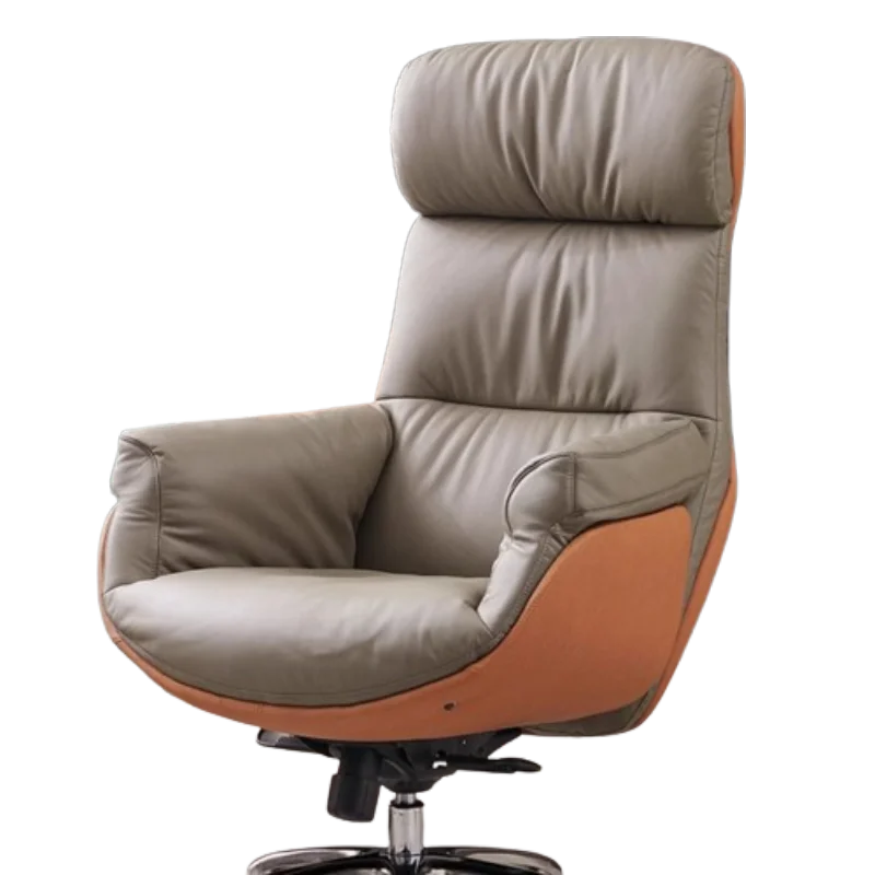 Ergonomic Swivel Office Chair Reclining Desk Retro Dining Chair Vanity Comfortable Fauteuil De Bureau Office Furniture CY50BGY