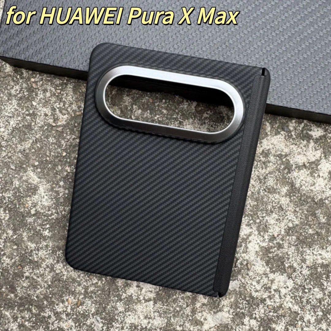 

Aramid Aixs Hinge Cover for Huawei Pura X Max Aramid Fiber Case for Magsafe Carbon Fiber Case for Huawei Pura X Max Cover Cases