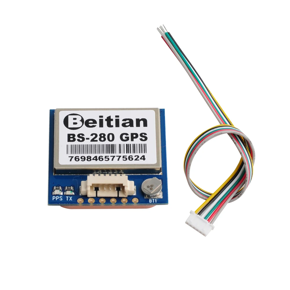 Beitian BS-280 GPS Receiver Module  Glonass BeiDou UART TTL Level with Flash + GPS Antenna for Pixhawk APM