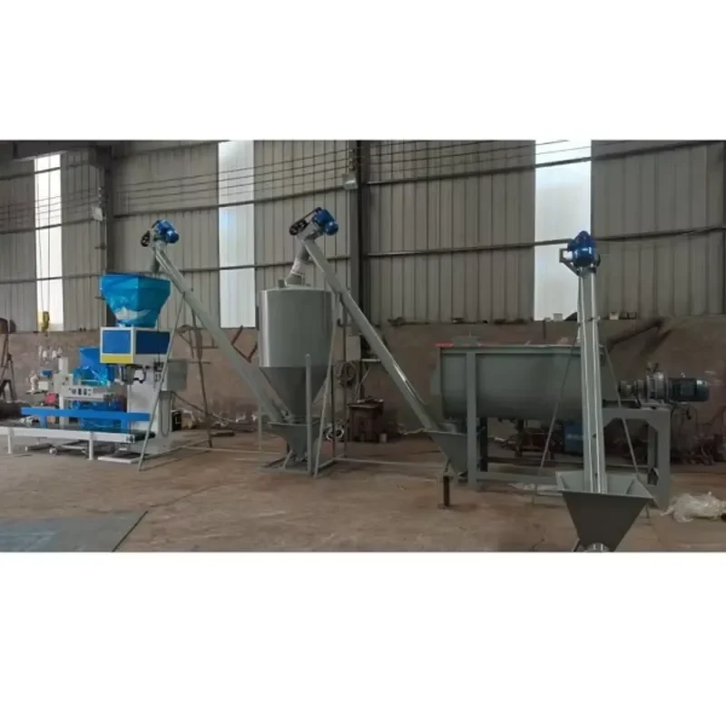 Farm Plant Feed Processing Machines Animal Feed Production Line Poultry Feed Processing Machine
