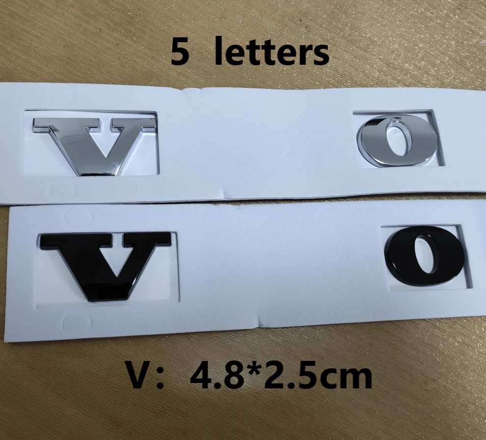 

Suitable for VOLVO Trunk Emblem Letter Sticker for Volvo XC90 S80 S90 XC60 V40 V60 V90 XC40 XC70 XC80 S60 C70 Accessories