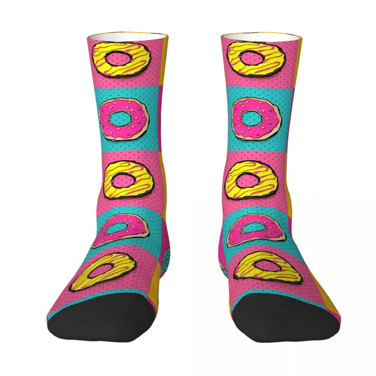 Colorful2 Fruit Doughnut Kawaii Socks School Cartoon Pattern Socks