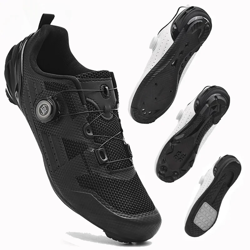 

Road Cycling Shoes male Breathable Summer Self-Locking Cleat Non-slip Mountain Bicycle Shoe Men's spd racing Sneaker Lightweight