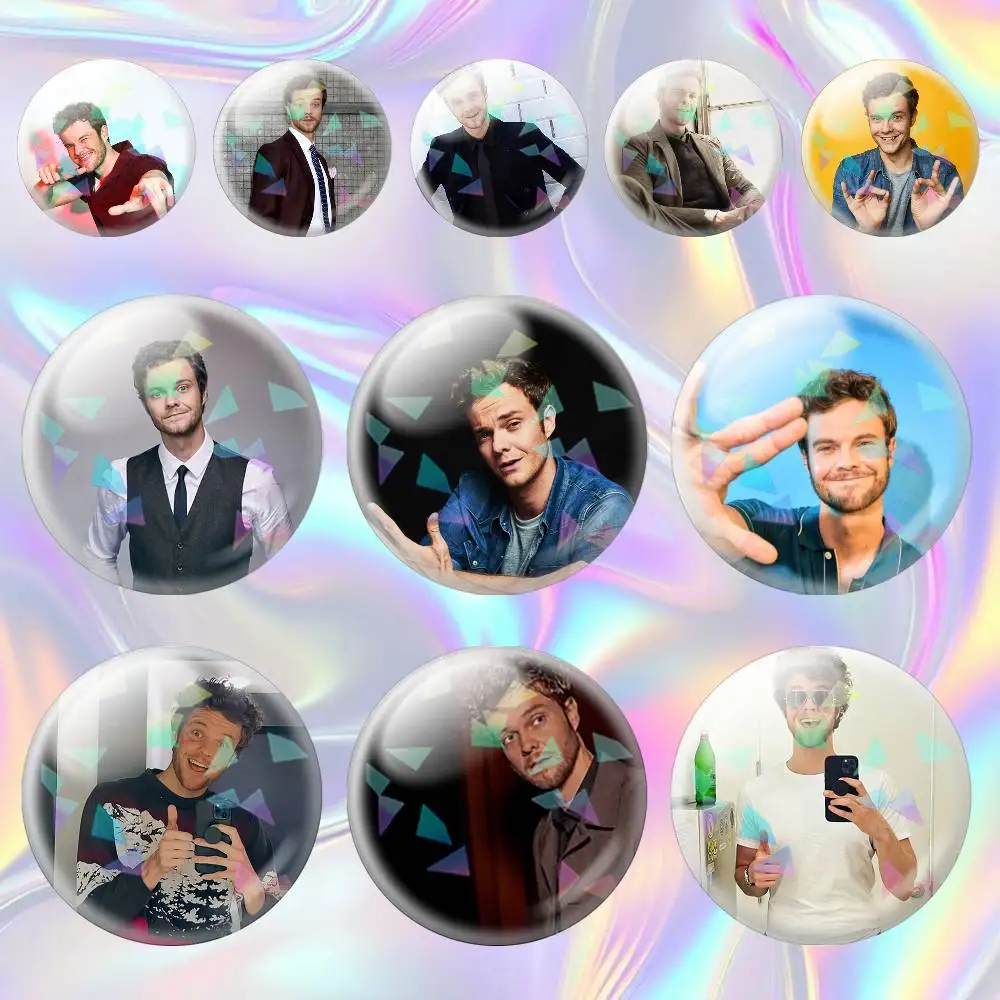 Jack Quaid Male Actor  75mm 58mm 44mm 25mm Brooch Backpack Hat Pins Accessories Toys Badge