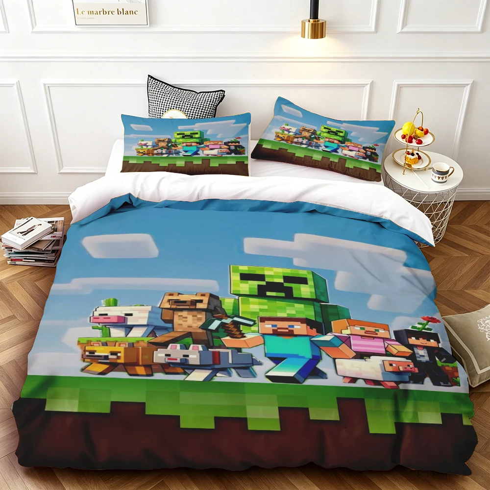 Twin Minecraft Duvet Cover Car - Gaming Accessories Minecraft 评论和价格