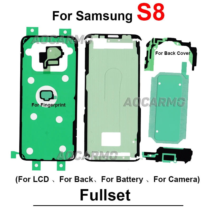 FullSet Adhesive For Samsung Galaxy S6 S7 Edge+ S8 S9 Plus S10+ Lite 5G S10E S10PLUS LCD Display Back Cover Battery Sticker Glue