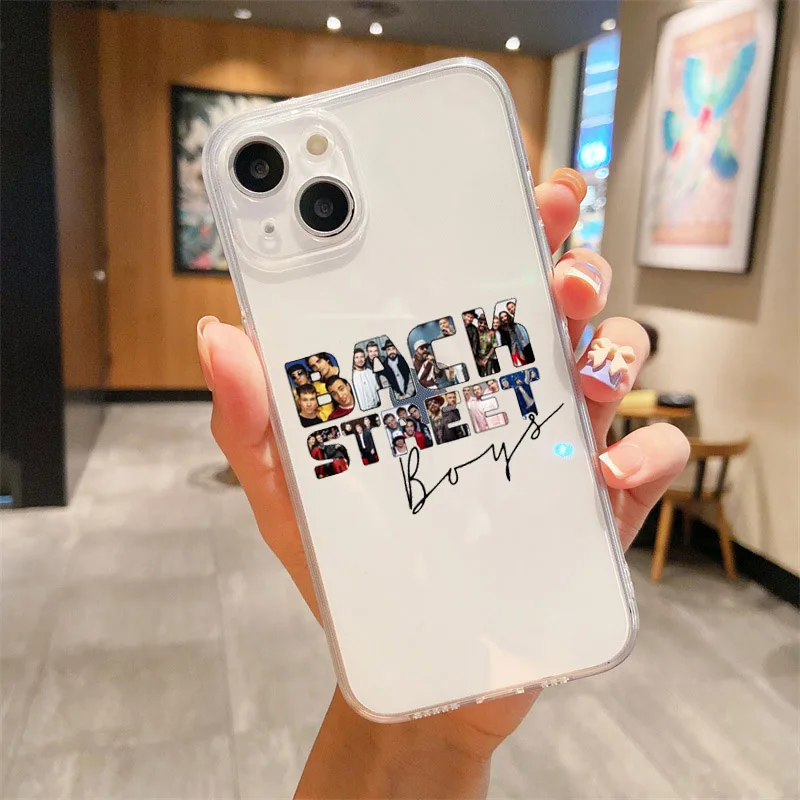 Soft Transparent Phone Case for IPhone 15 Pro MAX 13 12 11 XS Max Mini 7 8 14 Plus X XR SE20 Backstreet Boys BSB Come Back Cover