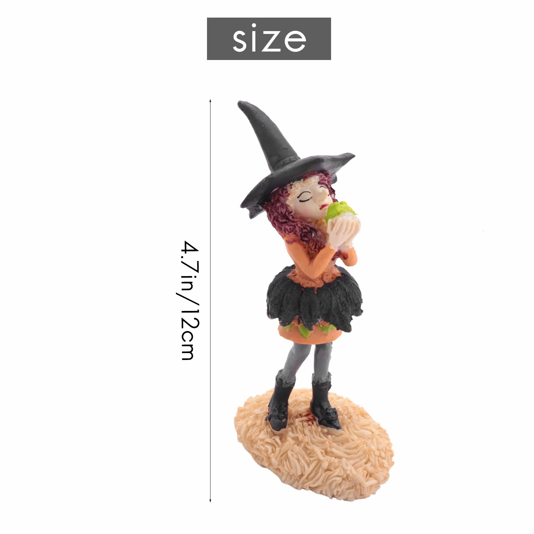 Halloween Hexen Figur charmante Hexe Dekor Puppen Hexe Halloween Dekorationen Desktop Wohnkultur-d