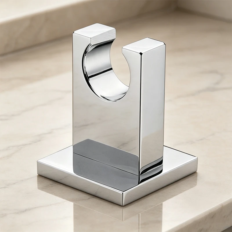 Brass Chrome Hand Shower Sprayer Holder Wall Mount Bracket Replacement for Bathroom Shower