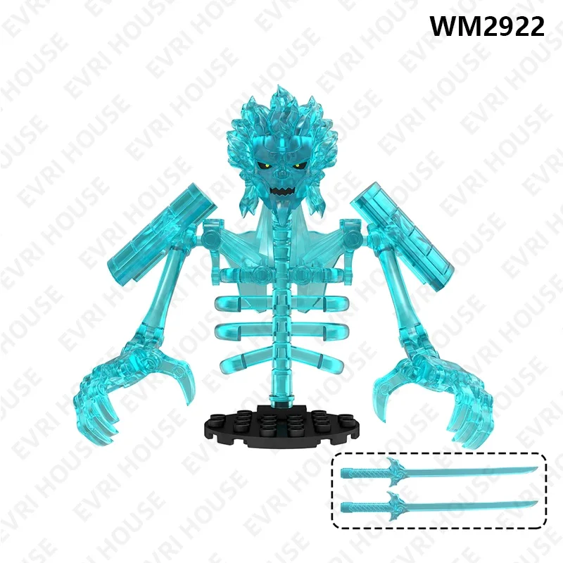 애니메이션 미니 액션 피규어 벽돌 빌딩 블록 인형 만화 조립 어린이를위한 조립 장난감 WM6208