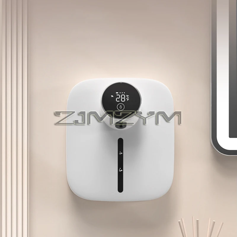 自動石鹸ディスペンサー,壁掛け式石鹸ディスペンサー,多機能センサー,デジタルディスプレイ,非接触フォームマシン,USB充電式